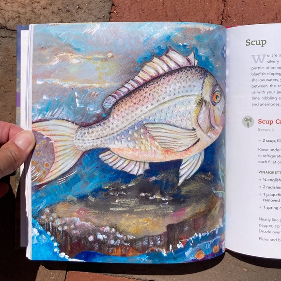 Simmering the Sea Diversifying Cookbook Sustainability Rhode Island Seafood Fish - Picture 2 of 10